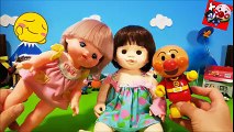 ぽぽちゃん ＆ メルちゃん おもちゃアニメ❤アンパンマンおかあさん♦ アニメきっず animation Anpanman Toy