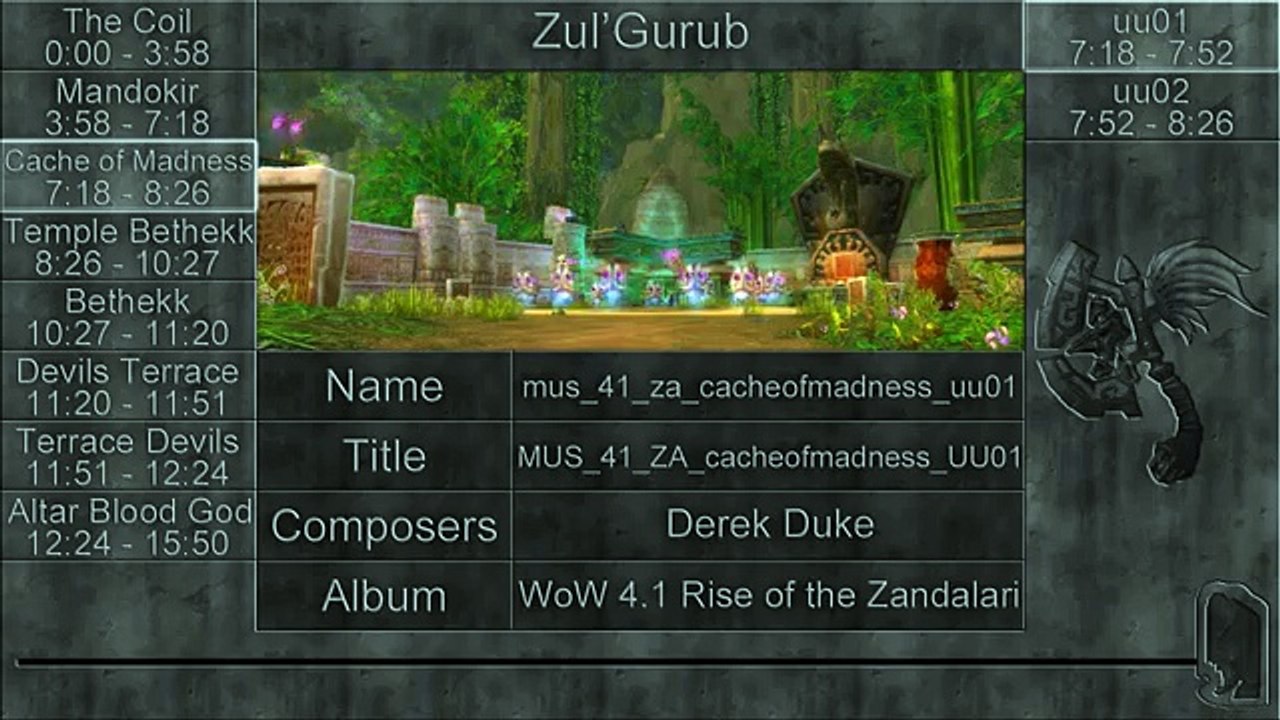 World of Warcraft: Cataclysm Music: Zul'Gurub (World Music 720p)