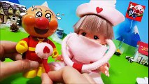 メルちゃん おもちゃアニメ お医者さんごっこ❤アンパンマンおもちゃアニメ❤おかあさんといっしょ♦ Toy Kids トイキッズ animation anpanman