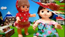 メルちゃん おもちゃアニメ ぽぽちゃんお世話ごっこ❤アンパンマンおもちゃアニメ❤おかあさんといっしょ♦ アニメきっず animation Anpanman Toy