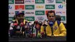 HBL PSL Post-Match Press Confrence Sarfaraz Ahmed and Bismillah Khan of Quetta Gladiators at Dubai International Cricket Stadium