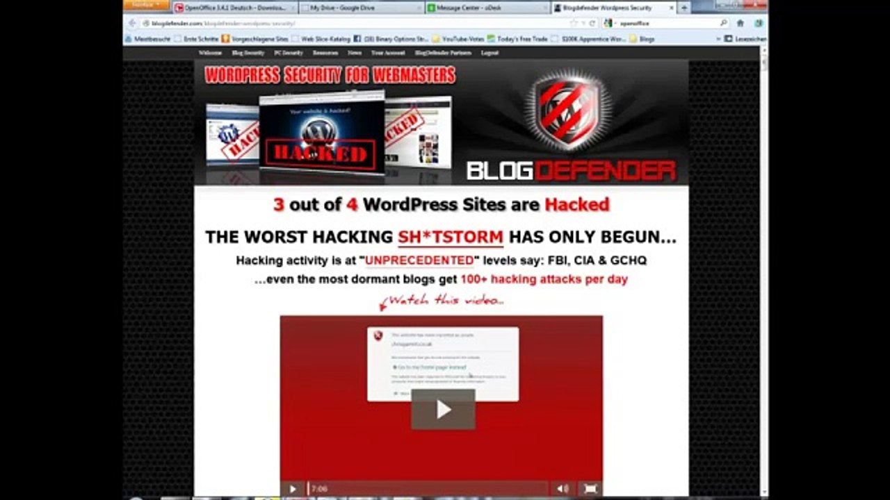 Wp Blog Defender Review - Wordpress Security & Hacker Protection Tutorials