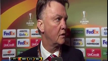 FC Midtjylland 2-1 Manchester United - Louis van Gaal Post Match Interview - Blames Murphy's Law