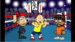 Caillou goes on wrestling to dance and Gets Grounded