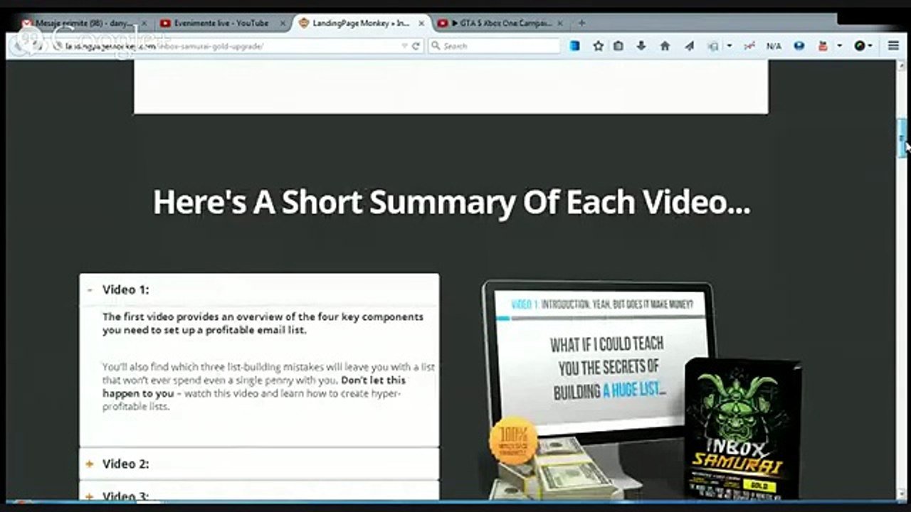 ***GET  * LPM- Inbox Samurai Gold Level Advanced Training *