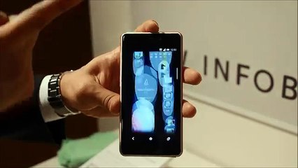 「INFOBAR A02」のユーザーインターフェースの特徴はこんな感じ