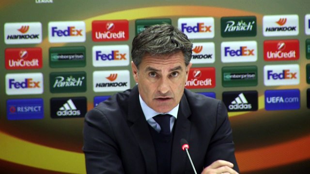 La conférence de presse de Michel après OM-Bilbao (0-1)