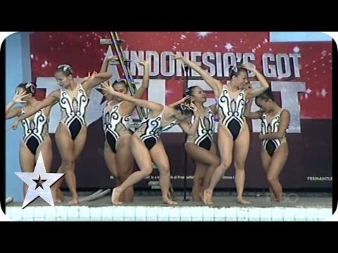 Great Synchronized Swimming-Jakarta Synchronized Swimming Senior-Audition 2 - Indonesia's Got Talent