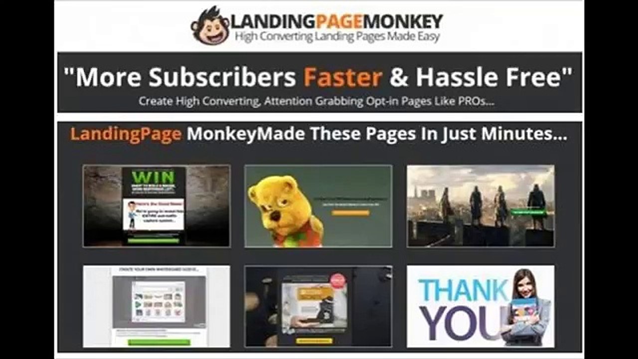 Landing Page Monkey Lifetime Review and Download