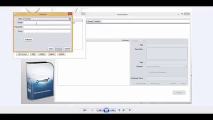 Hydravid Software Tutorials: Part 6 - Adding Accounts For Video Networks And Social Sites