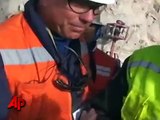 Raw Video: Drill Penetrates; Rescuers Ecstatic