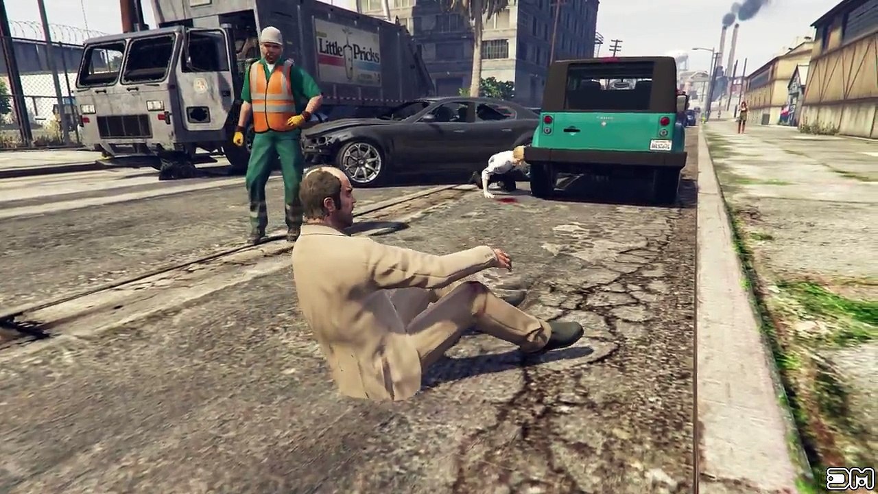 GTA V Unbelievable Crashes/Falls - Episode 95