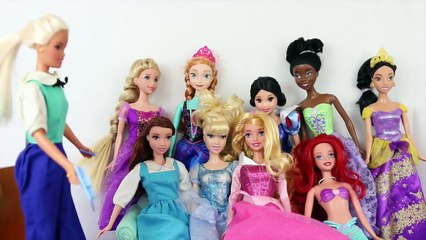 Disney Princess Mommy ISSUES!!! Part 2 Barbie Therapy Frozen Anna, Cinderella, Ariel DisneyCarToys