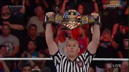 John Cena vs Seth Rollins  27-07-15