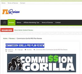 Commission Gorilla PRO Plan Review