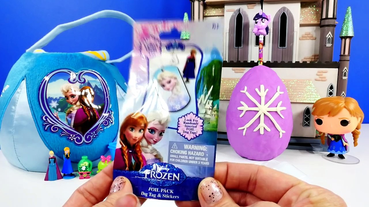 FROZEN SURPRISE BASKET - Shopkins Play Doh Kinder Eggs Disney Princess Barbie Peppa Pig MLP