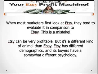 Etsy Profit Machine Etsy Tutorial How To Sell on Etsy Be a Etsy Success