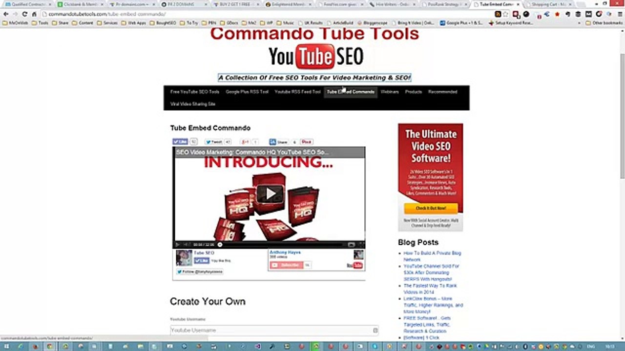 Web 2 0 Commando and IFTTT backlink Commando Updates