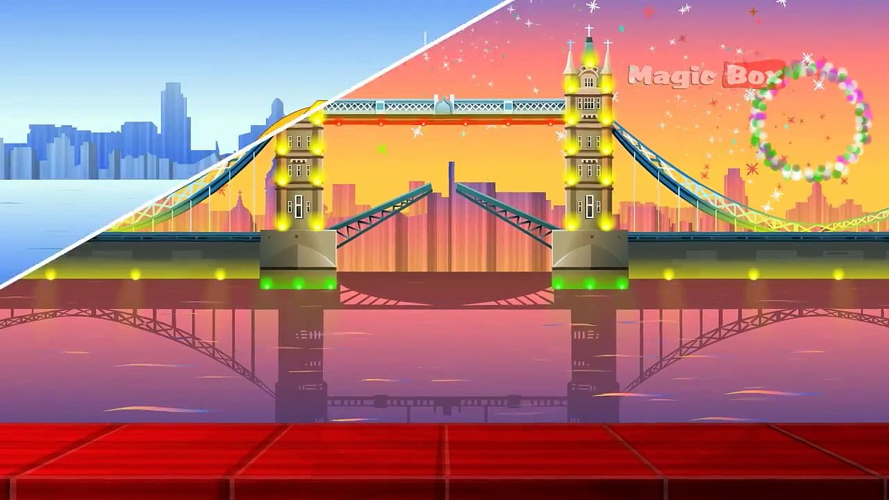 London Bridge Is Falling Down English Nursery Rhymes Cartoon/Animated Rhymes For Kids