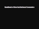 [PDF] Handbook of New Institutional Economics Download Full Ebook