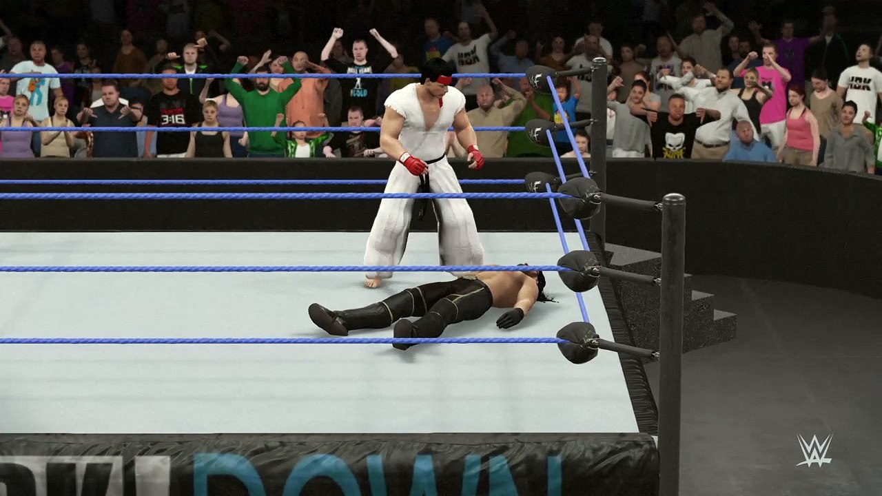 WWE 2K16 seth rollins v ryu
