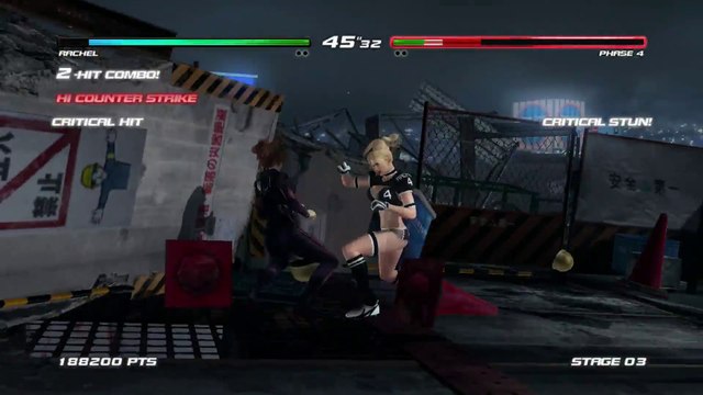 DEAD OR ALIVE 5 LAST ROUND PS4 ARCADE HARD - RACHEL NUDE MOD