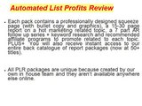 Automated List Profits Review- AUTOMATED EMAIL LISTS