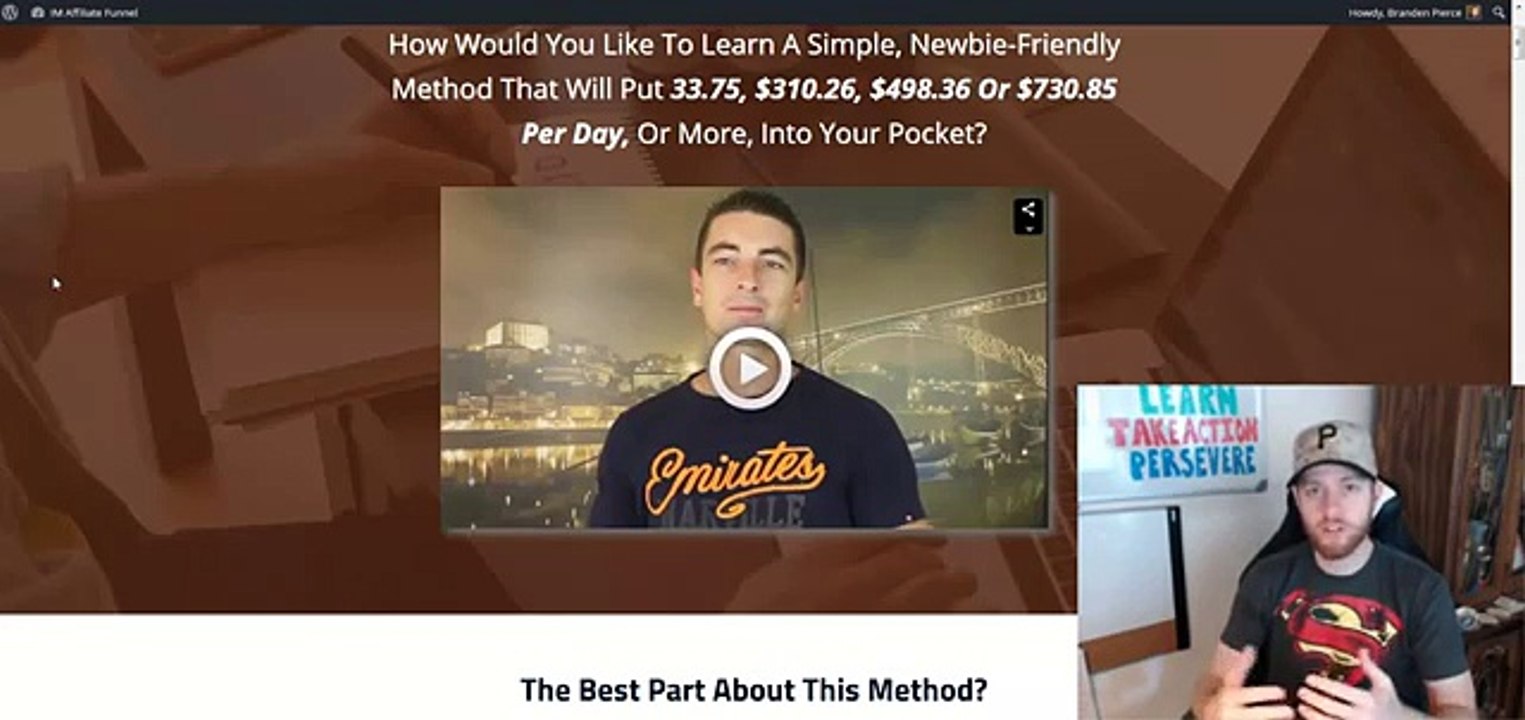 IM Affiliate Funnel Review And Bonus - By Branden Pierce