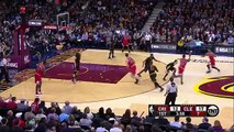 Derrick Rose Reverse Layup And-One - Bulls vs Cavaliers - February 18, 2016 - NBA 2015-16 Season