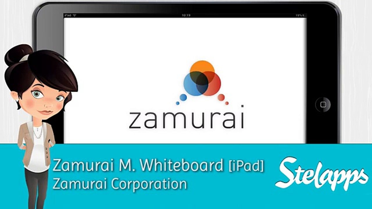 Zamurai Mobile Whiteboard [iPad] Video review by Stelapps