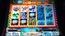 HOT HOT PENNY GEM HUNTER Penny Video Slot Machine with BONUS RETRIGGERED Vegas Strip Casino