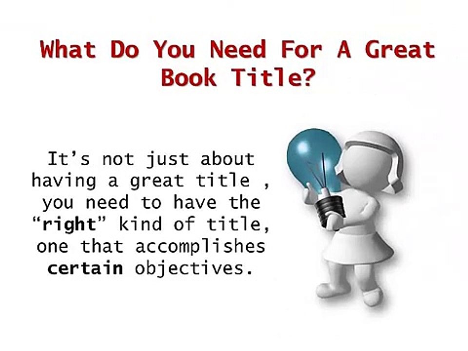 Hooks for Books: What You Need For A Great Book Title