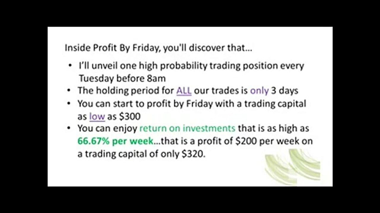 Profit By Friday Club - Gain FULL ACCESS for 100% Free!