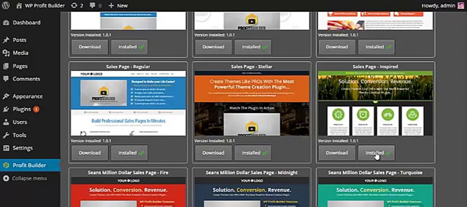 [Academy777] PASO 6 - Crear Paginas con Profit Builder