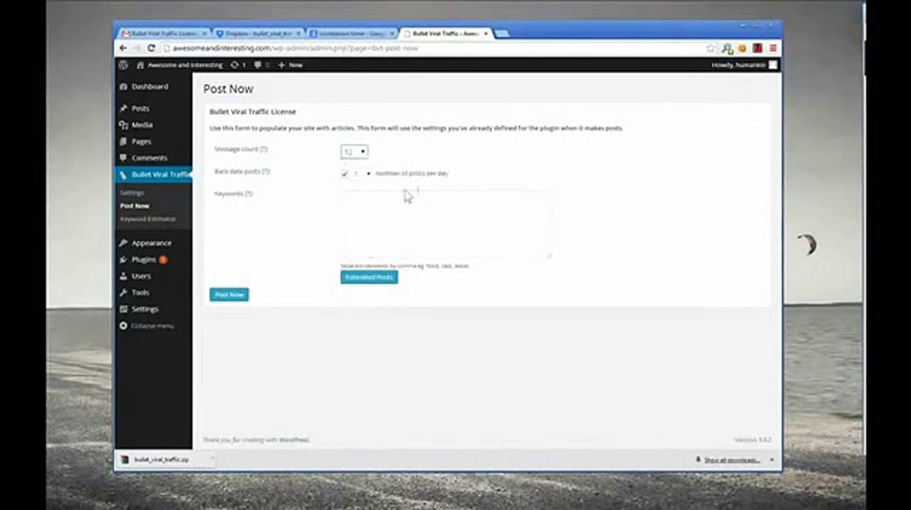 Bullet Viral Traffic- Video Demo