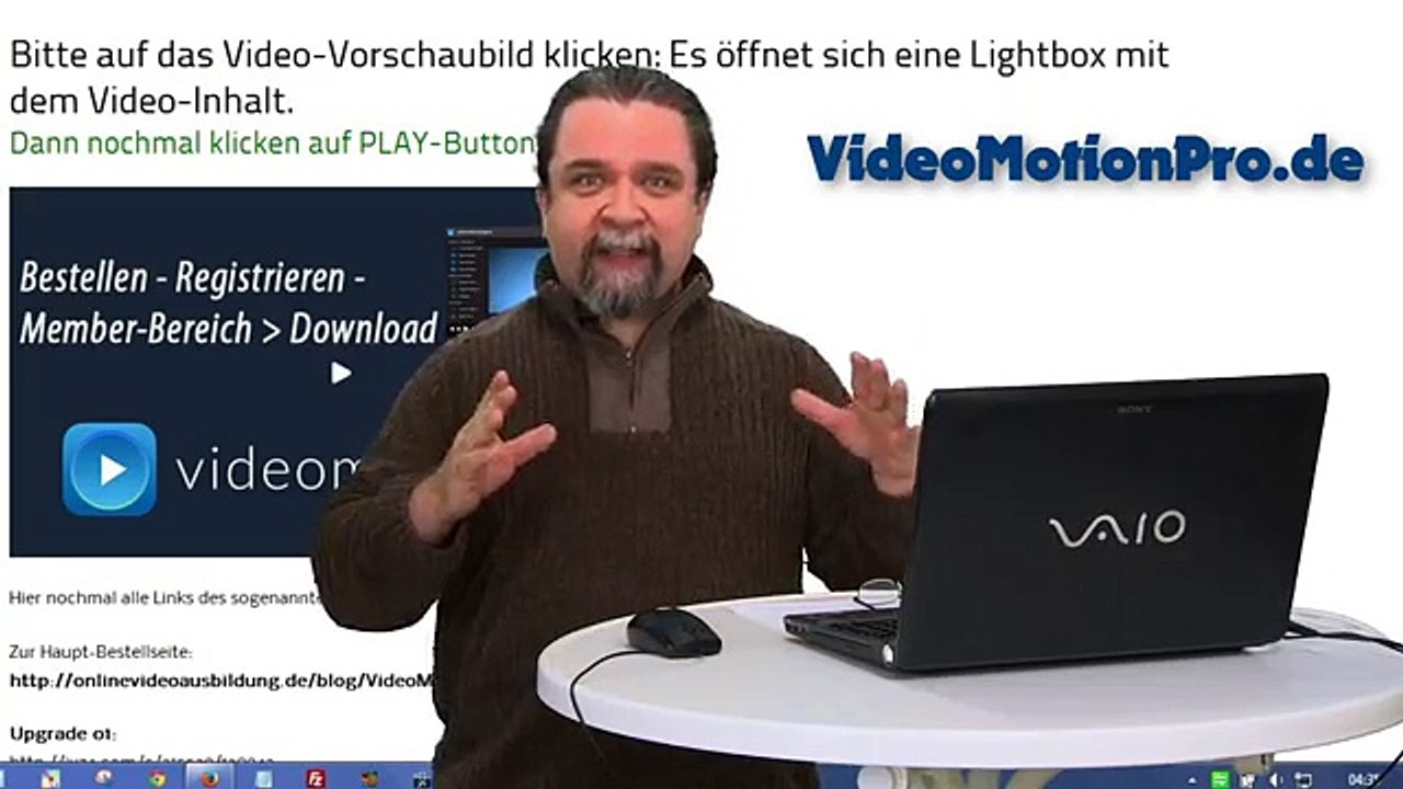 VideoMotionPro: deutsche Anleitung - Video-Marketing | ivan GALiLEO