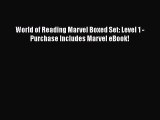 PDF World of Reading Marvel Boxed Set: Level 1 - Purchase Includes Marvel eBook!  Read Online