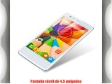 THL T12 - Smartphone libre 3G (Pantalla 4.5 Cámara 8.0 Mp Android 4.4 Octa Core 8 GB ROM) Blanco