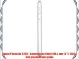 Apple iPhone 5s 32GB - Smartphone libre (101.6 mm (4 ) 1136 x 640 pixeles color plata