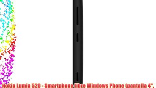 Nokia Lumia 520 - Smartphone libre Windows Phone (pantalla 4 cámara 5 Mp 8 GB Dual-Core 1 GHz