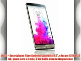 LG G3 - Smartphone libre Android (pantalla 5.5 cámara 13 Mp 32 GB Quad-Core 2.5 GHz 3 GB RAM)