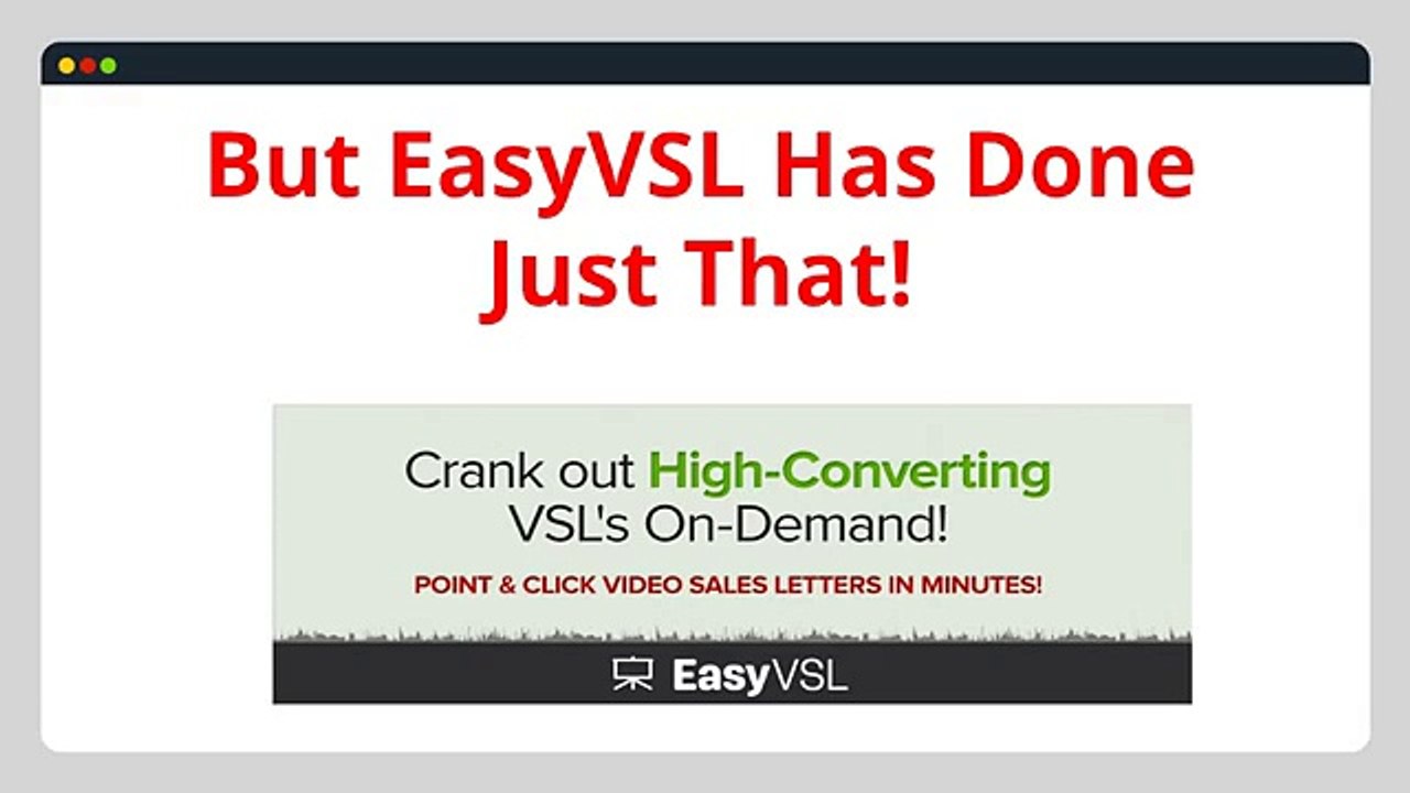 EasyVSL Review ( DEMO ) GET IT NOW - John Grey