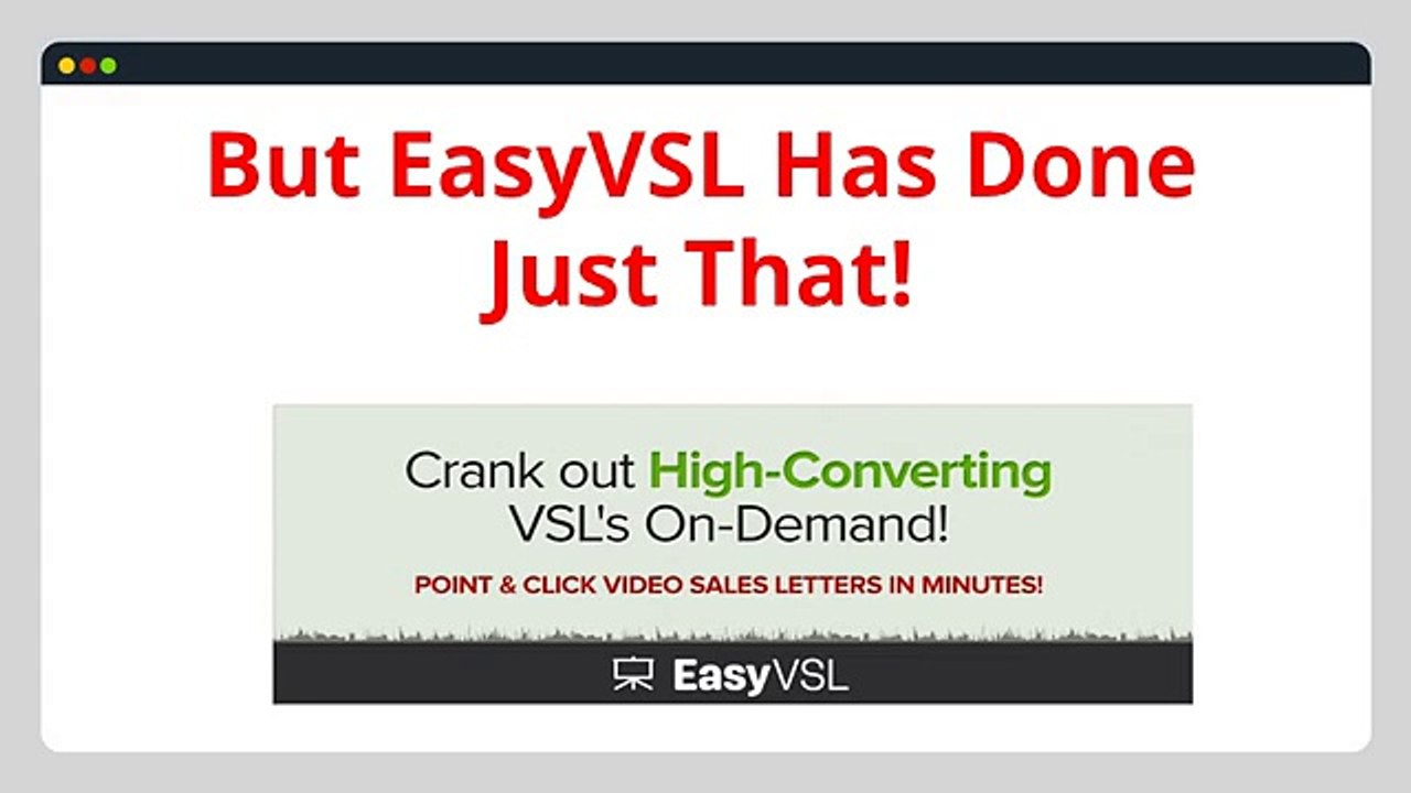 EasyVSL Review - Easy VSL Bonus - Video Sales Letter Software