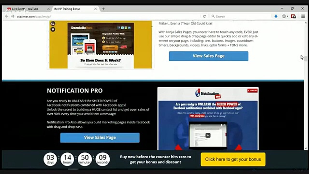 IM VIP Training Bonus - DOUBLE THE VALUE
