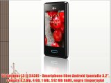 LG Optimus L3 II (E430) - Smartphone libre Android (pantalla 3.2 cámara 3.2 Mp 4 GB 1 GHz 512
