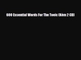 Download 600 Essential Words For The Toeic (Kèm 2 CD) Ebook