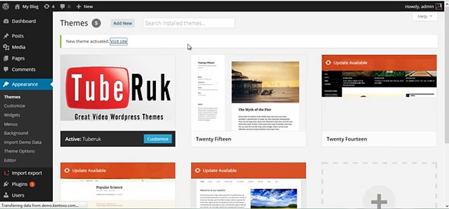 How to install tuberuk theme since version 1.1.0