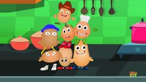 Potato Song | One Potato, Two Potatoes | Childrens Songs And Nursery Rhymes For Kids | Ki