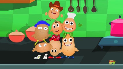 Potato Song | One Potato, Two Potatoes | Childrens Songs And Nursery Rhymes For Kids | Ki