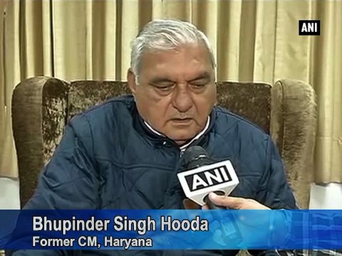 Hooda blames BJP for Jat quota row in Haryana